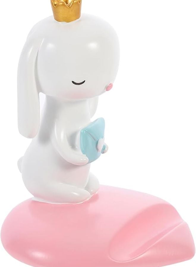 Cartoon Rabbit Phone Stand Holder For Desktop Home Office Nightstand All Mobile Devices - Image 1